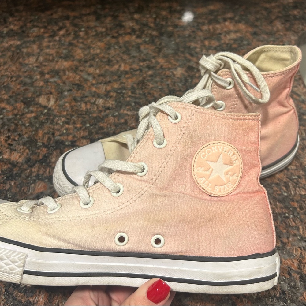 Pink Ombré Converse